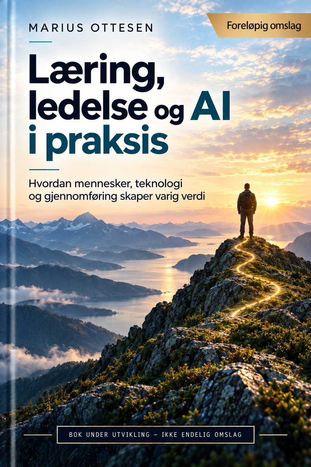 Provisional front cover for Marius Ottesen's book project
