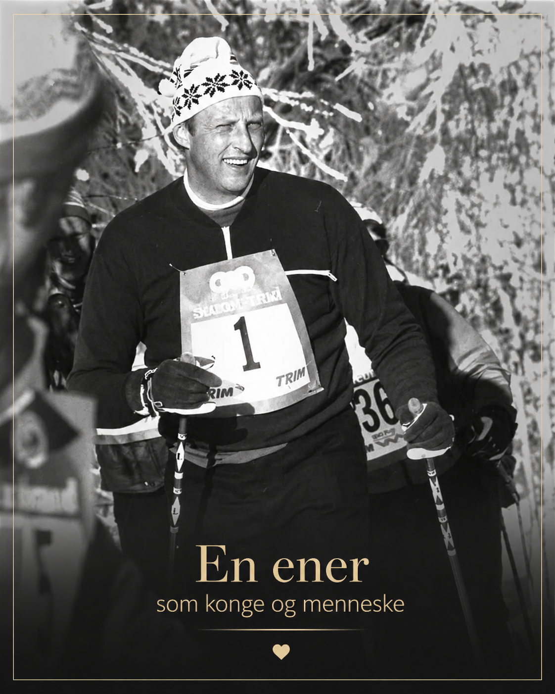 Harald V. Bib number 1.