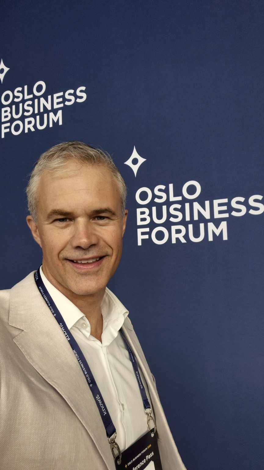Marius Ottesen på Oslo Business Forum 2026.