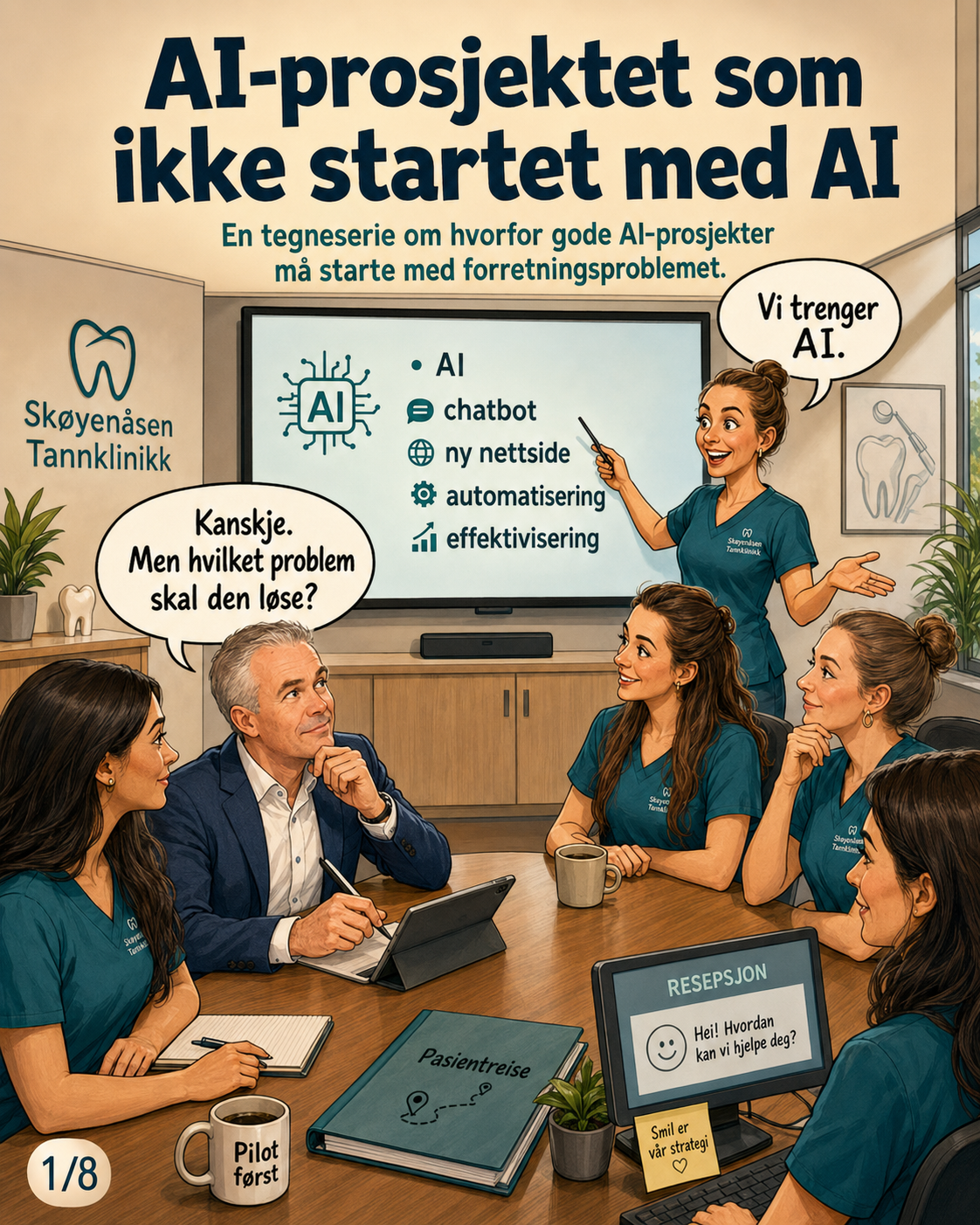 Når et AI-prosjekt ikke starter med AI, men med et forretningsproblem.